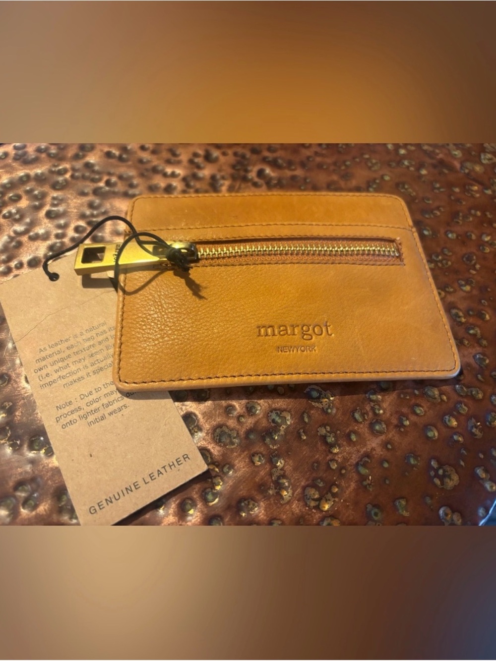 Margot New York Celo CC Stacker Leather card case